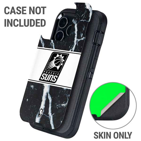 NBA Phoenix Suns Marble Otterbox Defender iPhone Skin