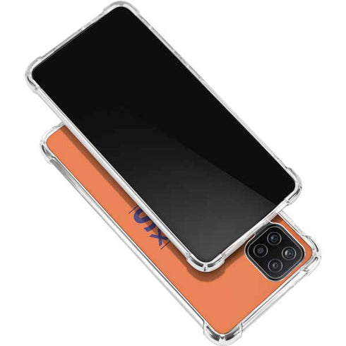 NBA Phoenix Suns Standard - Orange Galaxy A12 Clear Case