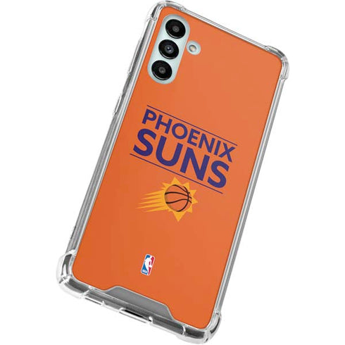 NBA Phoenix Suns Standard - Orange Galaxy A13 5G Clear Case