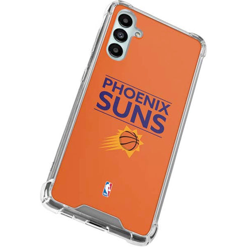 NBA Phoenix Suns Standard - Orange Galaxy A15 5G Clear Case