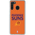 NBA Phoenix Suns Standard - Orange Galaxy A21 Clear Case