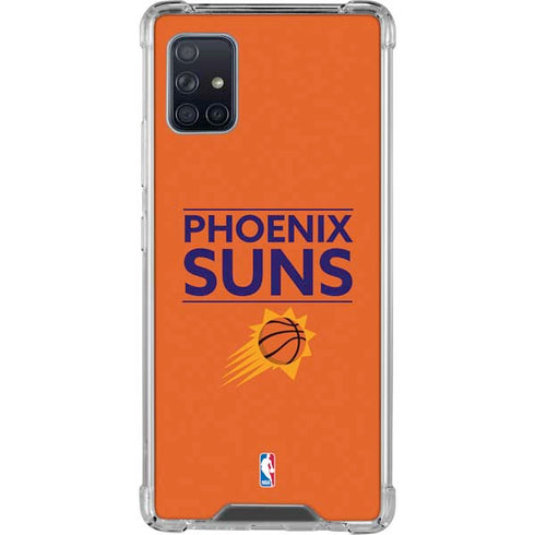 NBA Phoenix Suns Standard - Orange Galaxy A51 5G Clear Case