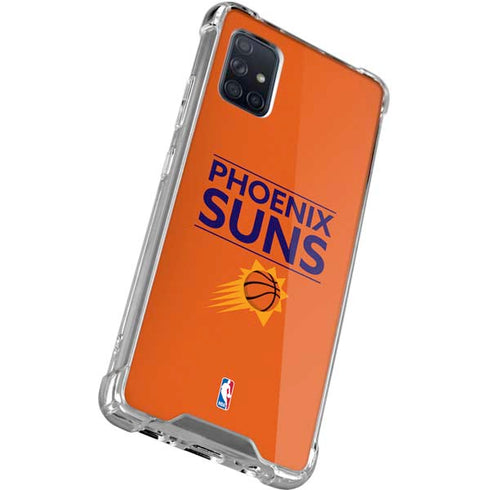 NBA Phoenix Suns Standard - Orange Galaxy A51 5G Clear Case