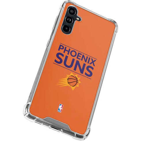 NBA Phoenix Suns Standard - Orange Galaxy A54 5G Clear Case