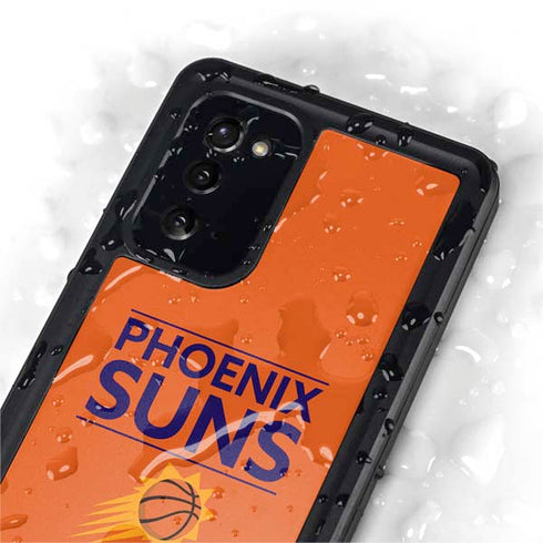 NBA Phoenix Suns Standard - Orange Galaxy Note20 5G Waterproof Case