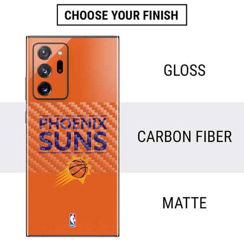 NBA Phoenix Suns Standard - Orange Galaxy Note20 Ultra 5G Skin