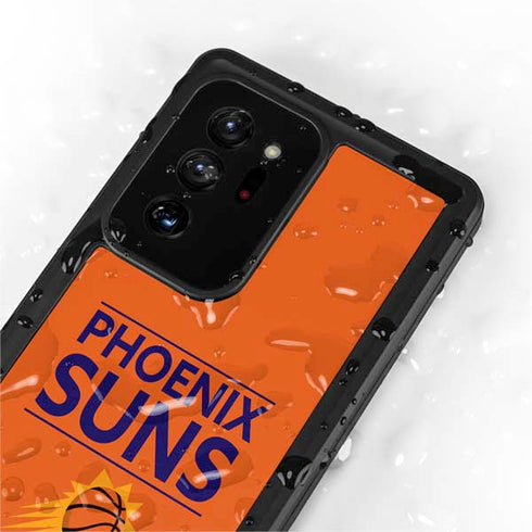 NBA Phoenix Suns Standard - Orange Galaxy Note20 Ultra 5G Waterproof Case