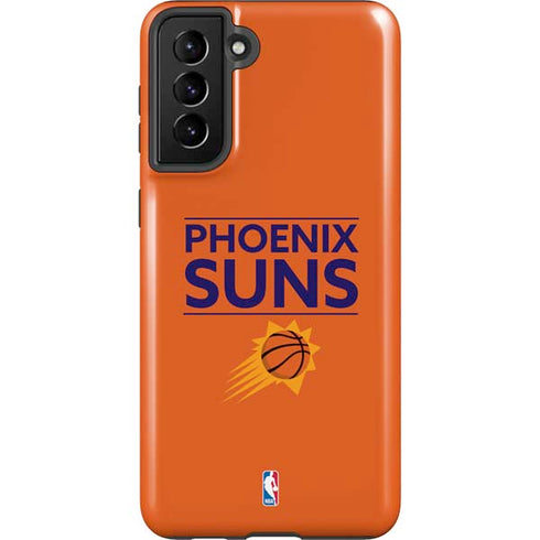 NBA Phoenix Suns Standard - Orange Galaxy S21 Plus 5G Pro Case
