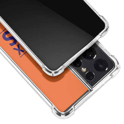 NBA Phoenix Suns Standard - Orange Galaxy S21 Ultra 5G Clear Case