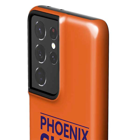 NBA Phoenix Suns Standard - Orange Galaxy S21 Ultra 5G Pro Case