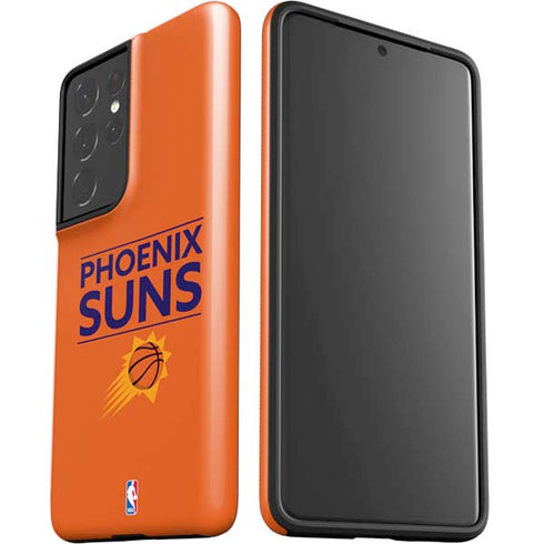 NBA Phoenix Suns Standard - Orange Galaxy S21 Ultra 5G Pro Case