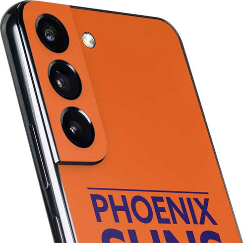 NBA Phoenix Suns Standard - Orange Galaxy S22 Skin