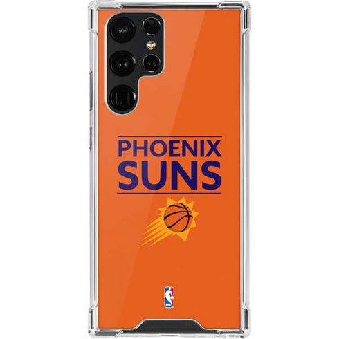 NBA Phoenix Suns Standard - Orange Galaxy S22 Ultra Clear Case