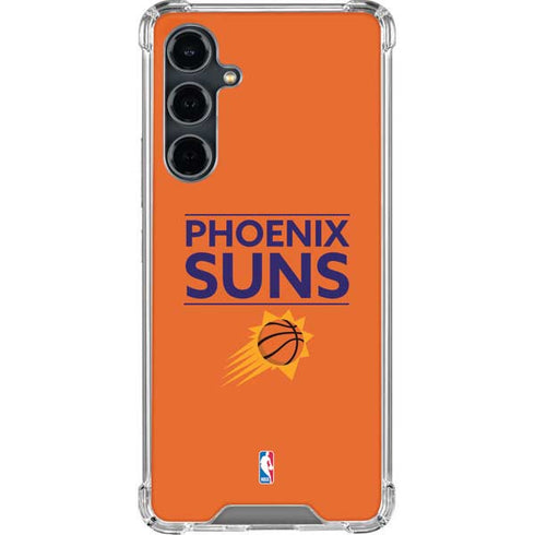NBA Phoenix Suns Standard - Orange Galaxy S23 FE Clear Case