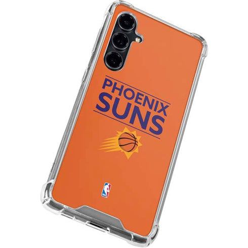 NBA Phoenix Suns Standard - Orange Galaxy S23 FE Clear Case