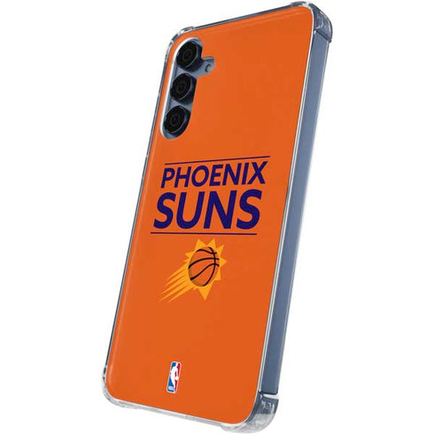 NBA Phoenix Suns Standard - Orange Galaxy S24 Clear Case