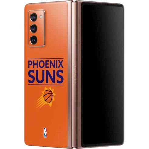 NBA Phoenix Suns Standard - Orange Galaxy Z Fold2 5G Skin