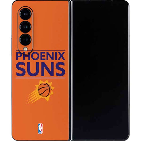 NBA Phoenix Suns Standard - Orange Galaxy Z Fold4 5G Skin