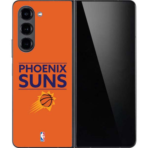 NBA Phoenix Suns Standard - Orange Galaxy Z Fold5 5G Skin