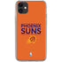 NBA Phoenix Suns Standard - Orange iPhone 11 Clear Case