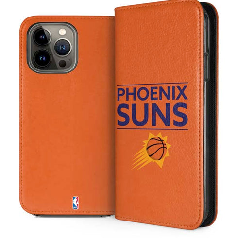 NBA Phoenix Suns Standard - Orange iPhone 13 Pro Max Folio Case