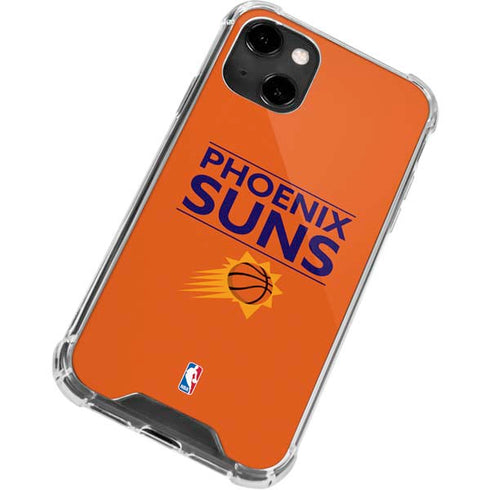 NBA Phoenix Suns Standard - Orange iPhone 14 Clear Case