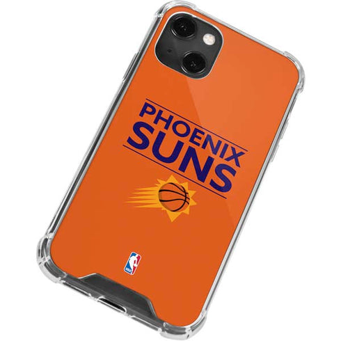 NBA Phoenix Suns Standard - Orange iPhone 14 Plus Clear Case