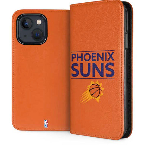 NBA Phoenix Suns Standard - Orange iPhone 14 Plus Folio Case