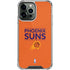 NBA Phoenix Suns Standard - Orange iPhone 14 Pro Max Clear Case