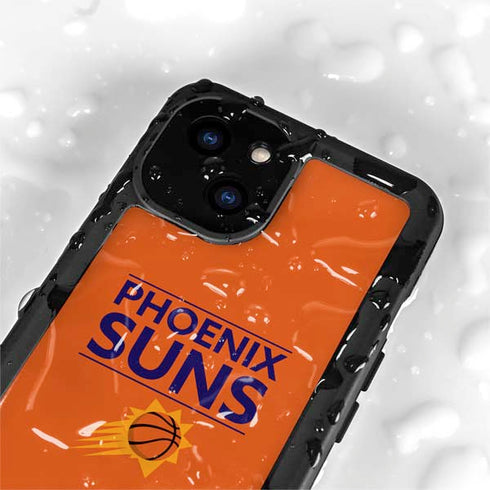 NBA Phoenix Suns Standard - Orange iPhone 15 Plus Waterproof Case