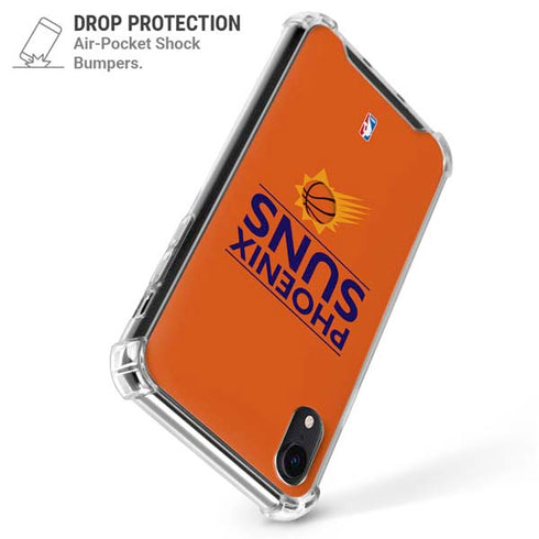 NBA Phoenix Suns Standard - Orange iPhone XR Clear Case
