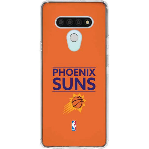 NBA Phoenix Suns Standard - Orange LG Stylo 6 Clear Case