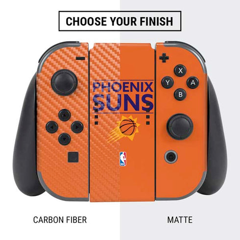 NBA Phoenix Suns Standard - Orange Nintendo Switch Bundle Skin