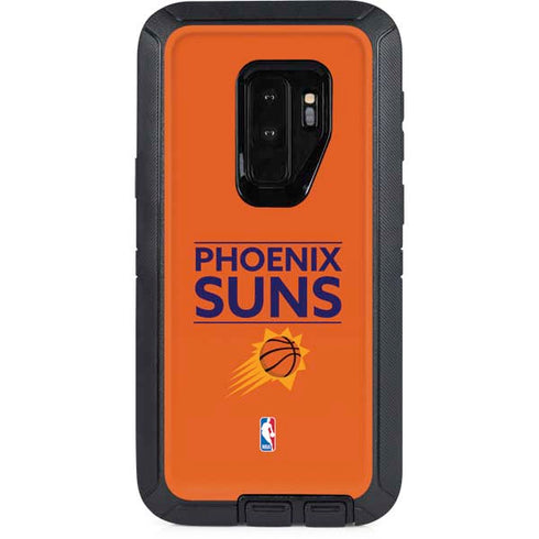 NBA Phoenix Suns Standard - Orange Otterbox Defender Galaxy Skin