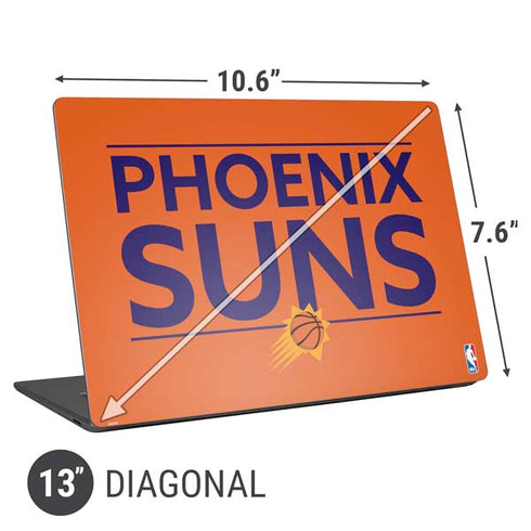 NBA Phoenix Suns Standard - Orange Universal Laptop 13in (10.6 x 7.6in) Skin