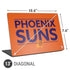 NBA Phoenix Suns Standard - Orange Universal Laptop 13in (10.6 x 7.6in) Skin