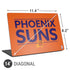 NBA Phoenix Suns Standard - Orange Universal Laptop 14in (11.4 x 8.2in) Skin
