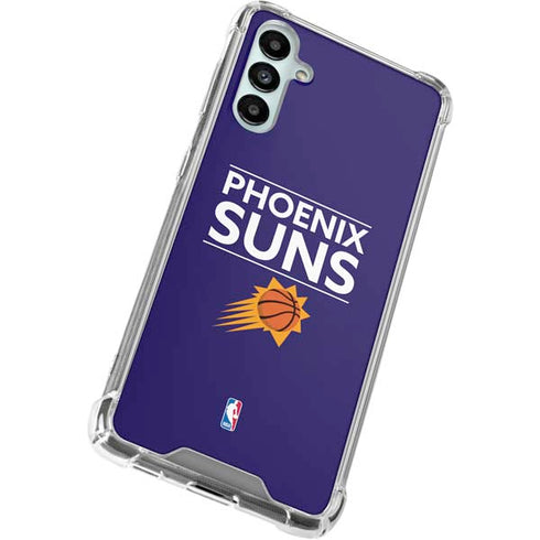 NBA Phoenix Suns Standard - Purple Galaxy A14 5G Clear Case