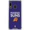 NBA Phoenix Suns Standard - Purple Galaxy A30 Clear Case
