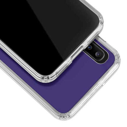 NBA Phoenix Suns Standard - Purple Galaxy A30 Clear Case