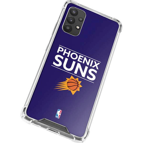 NBA Phoenix Suns Standard - Purple Galaxy A32 5G Clear Case