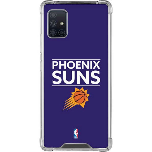NBA Phoenix Suns Standard - Purple Galaxy A51 5G Clear Case