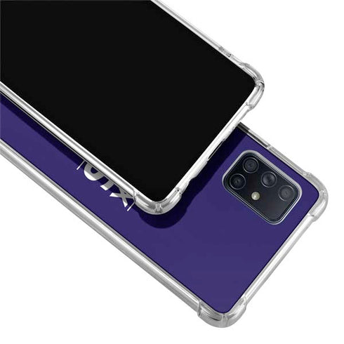 NBA Phoenix Suns Standard - Purple Galaxy A51 5G Clear Case