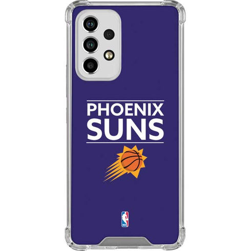 NBA Phoenix Suns Standard - Purple Galaxy A53 5G Clear Case