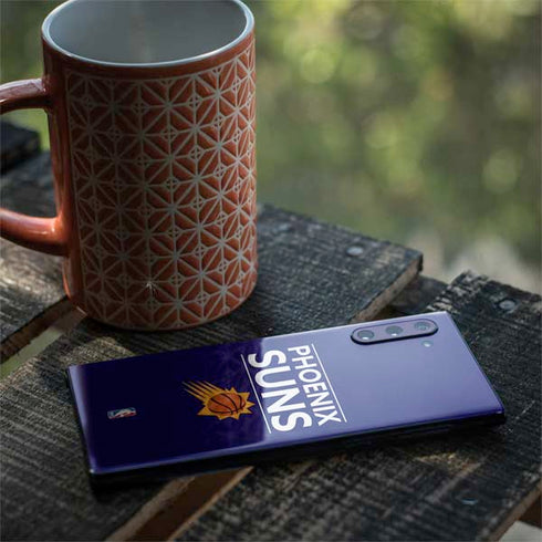 NBA Phoenix Suns Standard - Purple Galaxy Note 10 Skin
