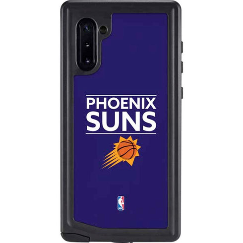 NBA Phoenix Suns Standard - Purple Galaxy Note 10 Waterproof Case