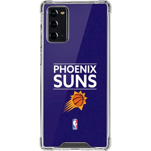 NBA Phoenix Suns Standard - Purple Galaxy Note20 5G Clear Case