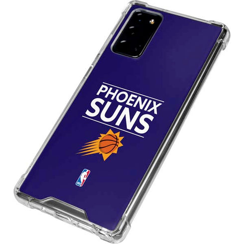 NBA Phoenix Suns Standard - Purple Galaxy Note20 5G Clear Case