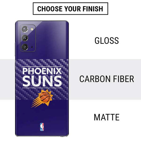 NBA Phoenix Suns Standard - Purple Galaxy Note20 5G Skin