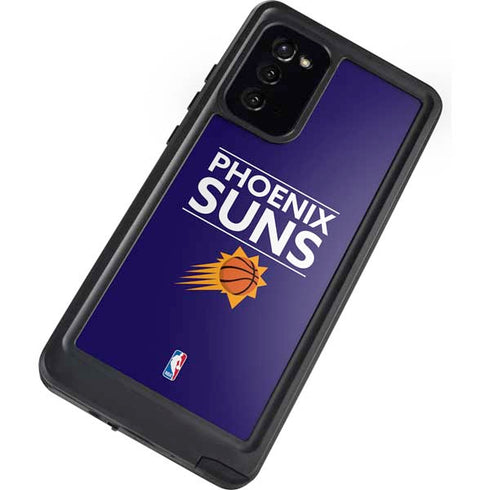 NBA Phoenix Suns Standard - Purple Galaxy Note20 5G Waterproof Case